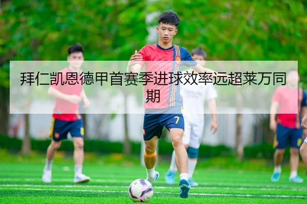 拜仁凯恩德甲首赛季进球效率远超莱万同期